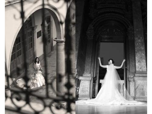 Sesión de fotos con la novia