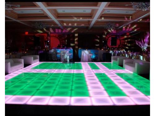 Pistas de baile iluminadas tradicionales