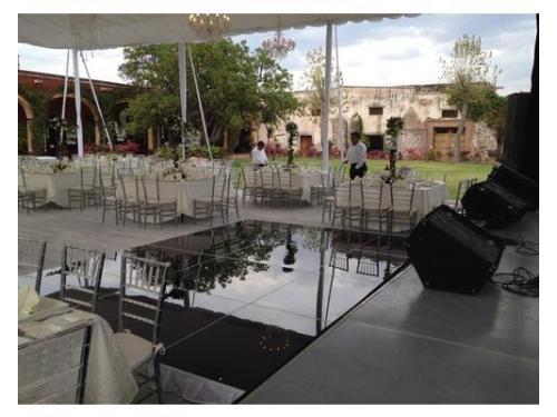 Elegante pista de baile en diferentes medidas