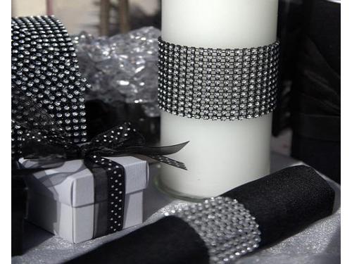 Ribbon de diamantes en velas