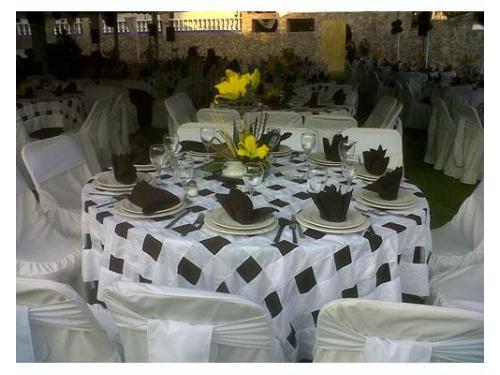 Decoración de las mesas