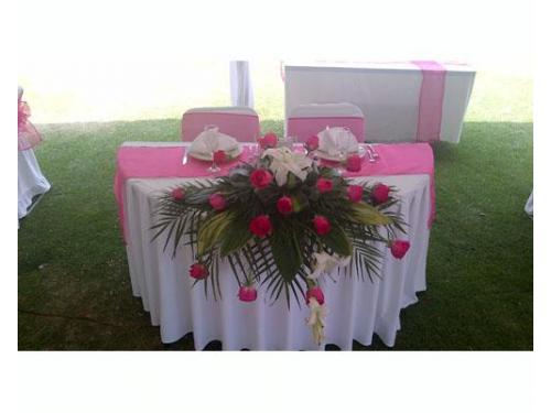 Decoración de mesa principal