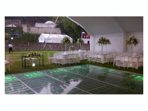 Pista de baile iluminada