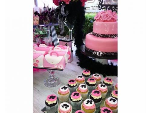 Cupcakes con pastel fondant