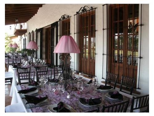 Montaje rosa con negro