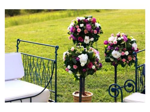 Decoración de jardín para boda