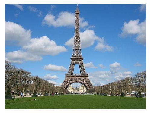 La torre eiffel en parís