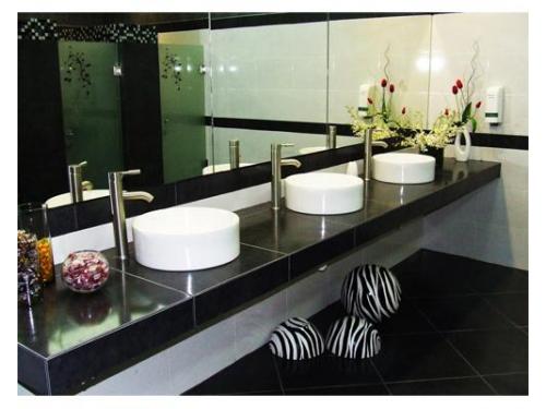 Sanitarios bellamente decorados