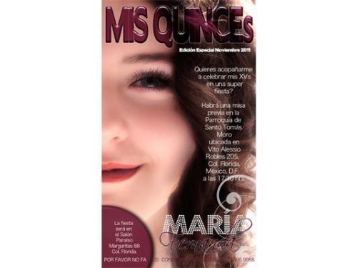 Invitación tipo revista