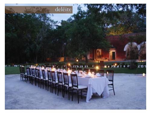 Montaje en exterior para tu boda