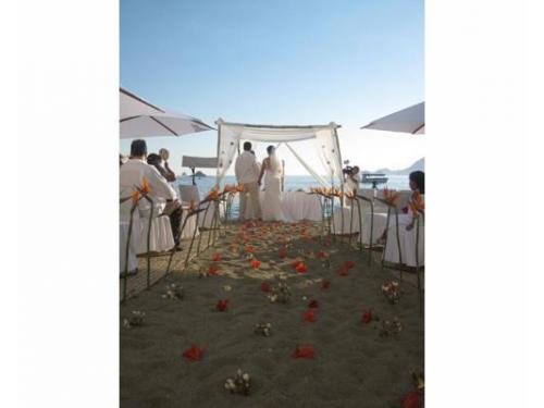 Ceremonia frente al mar