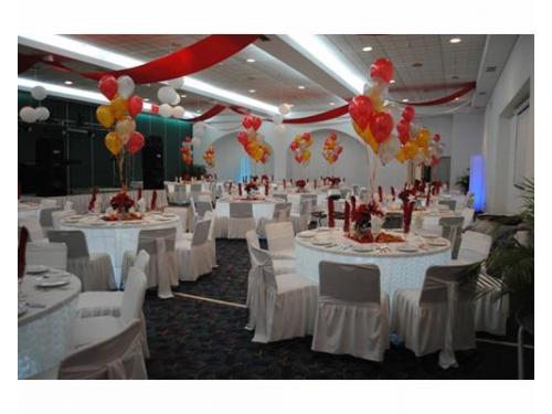 Salón para bodas decorado