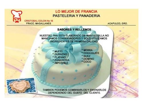 Gran variedad de sabores y rellenos