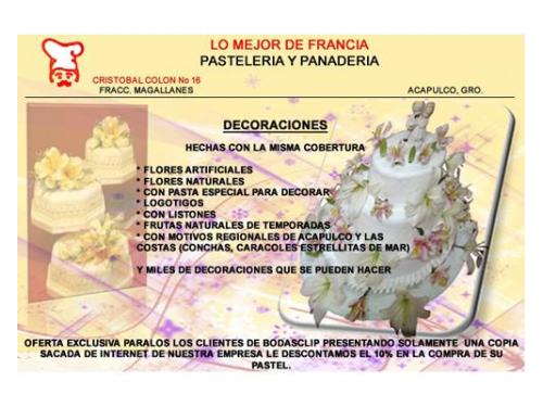 Decoración hecha con la misma cobertura