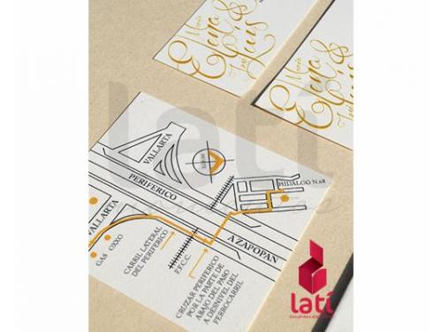 Elige la tipografía en tu invitación