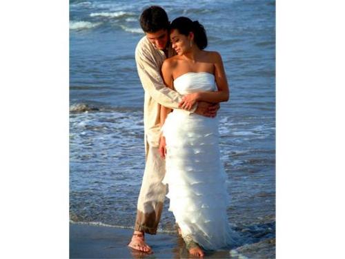 Sesión de pareja trash the dress