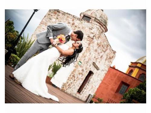 Sesión con los novios