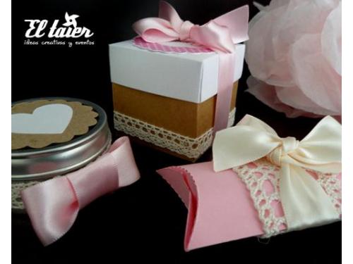 Cajitas de acuerdo al diseño de tu boda