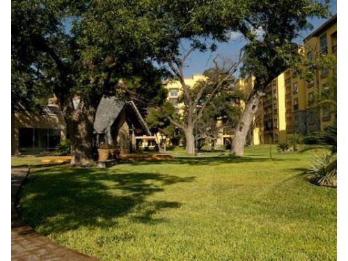 Vista de los jardines