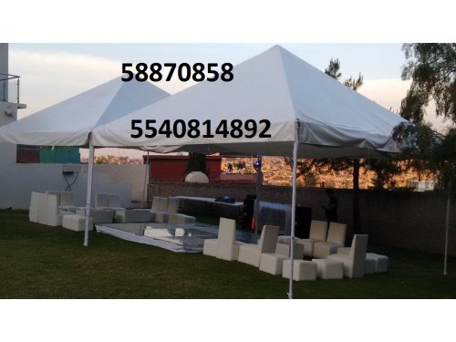 Carpa 6x12 unida sala lounge