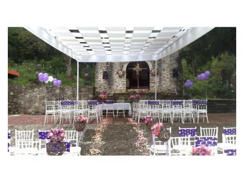 Montaje decorado para ceremonia