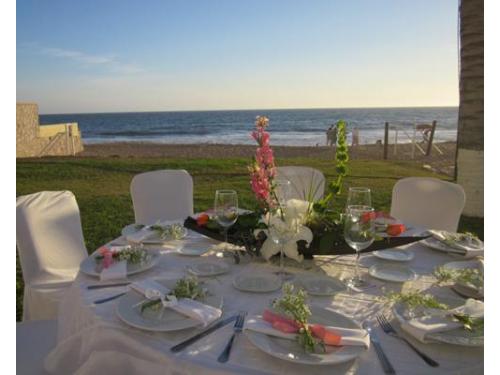 Banquetes para boda en la playa