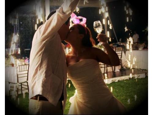 Fotografía de los novios