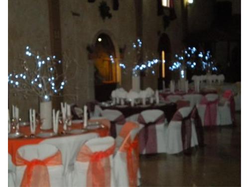 Iluminación en el centro de mesa