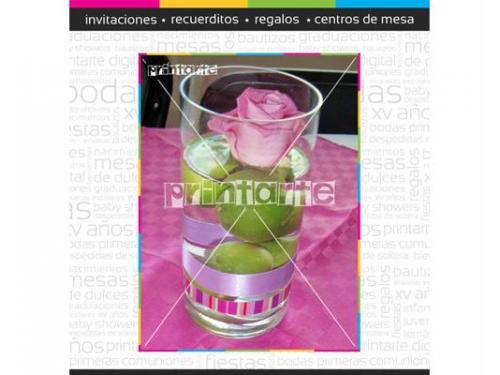 Centro de mesa flotante