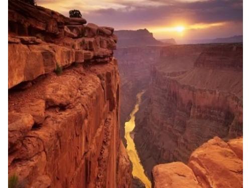 Atardecer en el gran cañon