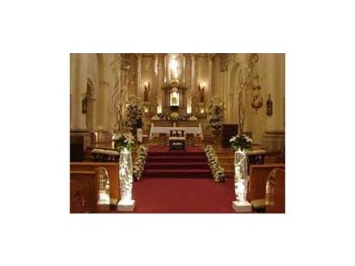 Decoración en la iglesia