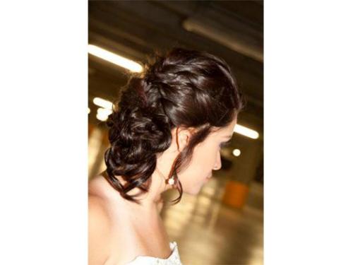 Peinado final de la novia