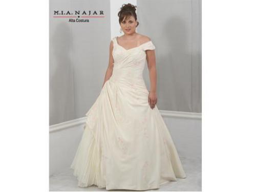 Vestido de novia con tirantes