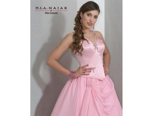 Vestido princesa rosa