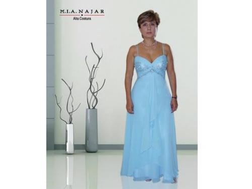 Vestido para mamá agua