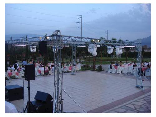 Montaje en la pista de baile